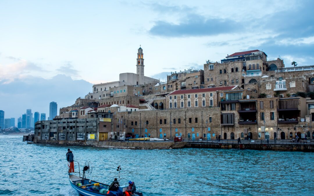A magnifica cidade portuária de Jaffa.